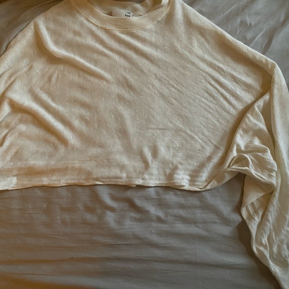 Aritzia - Wilfred - Sheer Crop Sweater - L - Picture 2 of 3